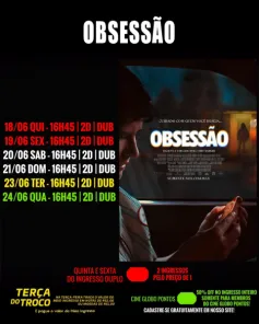 DOMINGO>Confira a programação de filmes  no Cine Globo de Cruz Alta