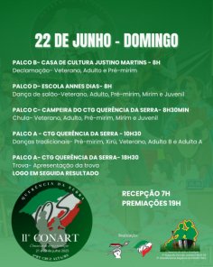 HOJE E AMANHÃ> Cruz Alta sedia 11ª edição do CONART