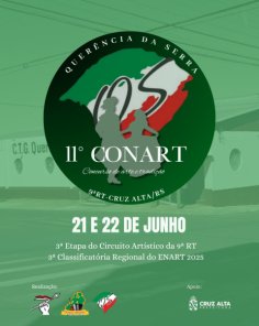 HOJE E AMANHÃ> Cruz Alta sedia 11ª edição do CONART