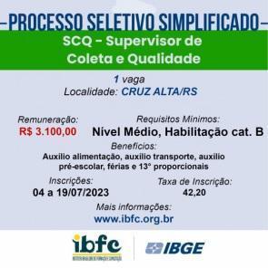 Prazo para inscrições no concurso do IBGE terminam nesta quarta-feira