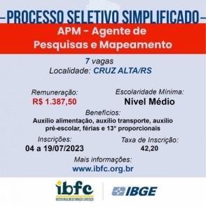 Prazo para inscrições no concurso do IBGE terminam nesta quarta-feira