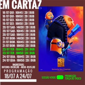 CINEMA: Confira os filmes em Cartaz neste sábado em Cruz Alta