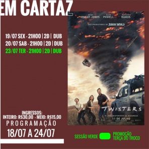 DOMINGO: Confira a programação de filmes  no Cine Globo de Cruz Alta