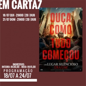 DOMINGO: Confira a programação de filmes  no Cine Globo de Cruz Alta