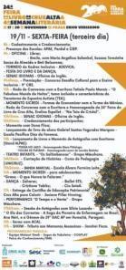 Confira a programação de atividades do terceiro dia da Feira do Livro