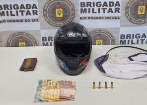 Rápida ação da Brigada Militar prende suspeito de roubo em Cruz Alta