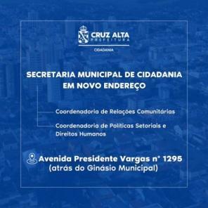Secretarias de Cidadania e Desenvolvimento Rural estão em novos endereços