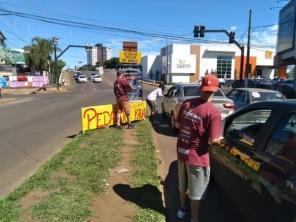 Pedágio Solidário em prol ao jovem Kauã é realizado neste sábado