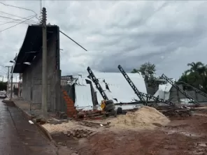 VENDAVAL> Palmeira das Missões enfrenta impactos severos após temporal