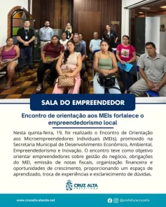 Encontro de orientação aos MEIs fortalece o empreendedorismo local