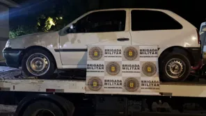 POLÍCIA> Foragido é preso e carro adulterado é apreendido em Cruz Alta