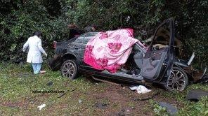 PANAMBI> Colisão frontal na BR-158 mata duas pessoas e fere outras duas 