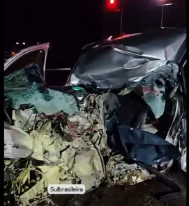 Colisão frontal deixa um morto na BR-285, em Panambi