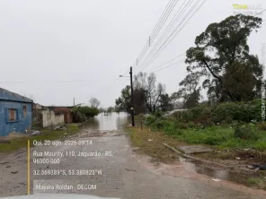 Chuva deixa 199 desalojados e causa estragos em 12 cidades do RS