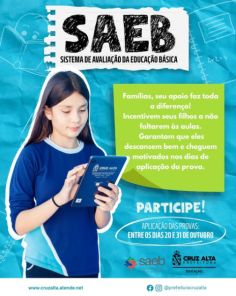 Escolas Municipais de Cruz Alta aplicam provas do Saeb a partir desta segunda