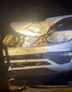Acidente entre veículo e cavalo é registrado na noite de domingo em Cruz Alta
