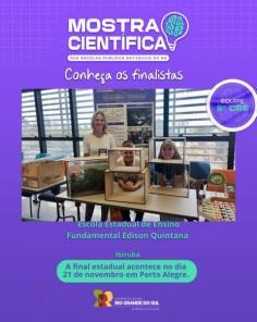 MOSTRA CIENTÍFICA: Três trabalhos de escolas da região estarão hoje na Capital
