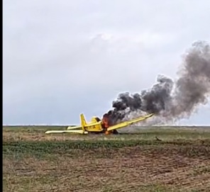 PALMEIRA DAS MISSÕES> Aeronave agrícola faz pouso de emergência em lavoura