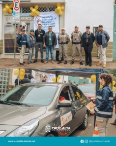 Departamento de Trânsito realiza ação educativa pelo Maio Amarelo