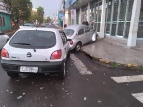 Acidente de trânsito é registrado no Centro de Cruz Alta