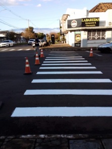 DMT realiza Pintura de Sinalização Horizontal na Avenida General Osório