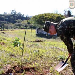 EASA realiza plantio de 300 mudas de árvores nativas