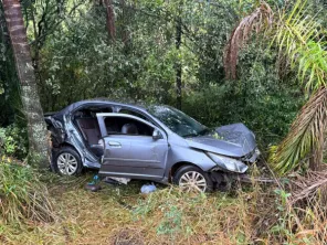 Acidente na RSC-377 mobiliza resgate a 15 quilômetros de Cruz Alta
