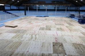 Ginásio Municipal é preparado para receber 43ª Coxilha Nativista