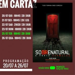 DOMINGO: Confira a programação de filmes  no Cine Globo de Cruz Alta