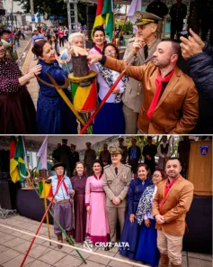 Desfile Farroupilha reúne mais de 500 cavalarianos em Cruz Alta