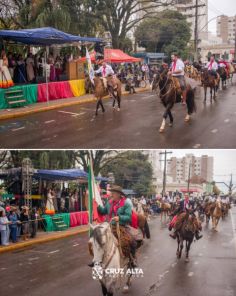 20 DE SETEMBRO>Desfile Farroupilha reúne mais de 500 cavalarianos em Cruz Alta