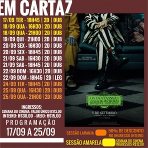 CINEMA: Confira os filmes em Cartaz neste sábado em Cruz Alta