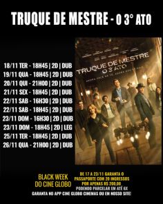 CINEMA: Confira os filmes em Cartaz neste sábado em Cruz Alta