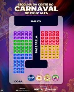 FIM DO MÊS> Escolha da Corte 2026 terá venda antecipada de mesas em Cruz Alta