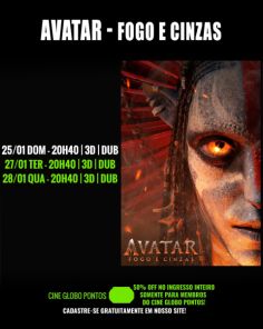 DOMINGO: Confira a programação de filmes no Cine Globo de Cruz Alta