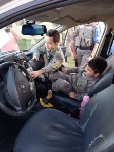 Brigada Militar realiza sonho de menino de 05 anos