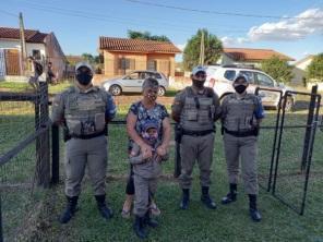 Brigada Militar realiza sonho de menino de 05 anos