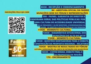 É HOJE: 195º Fórum Permanente de políticas para pessoas com deficiência 