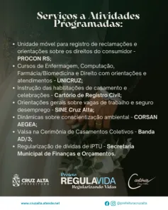 3º CASAMENTO COLETIVO>Amanhã em frente a Prefeitura; serviços serão oferecidos