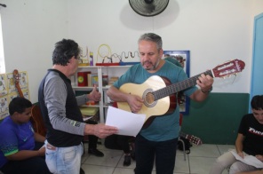 Coxilha vai à escola esteve no Francisco Puppo; amanhã Ana Verissimo e Getúlio