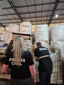 Com apoio da DECRAB Cruz Alta, RS apreende 384 toneladas de sementes ilegais