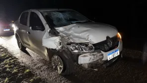 MAIS UM COM CAVALO>Acidente na BR-158 envolve carro e cavalo em Cruz Alta