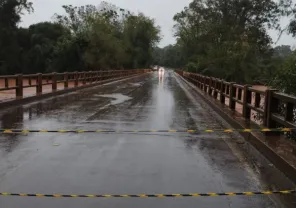 Ponte na ERS-569 é interditada entre Palmeira das Missões e Sarandi