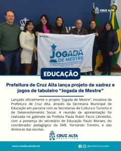 JOGOS DE XADREZ E TABULEIRO> Prefeitura lança o programa Jogada de mestre 