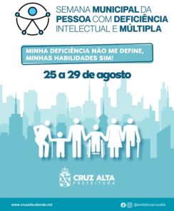 COMEÇA HOJE> 5ª Semana da Pessoa com Deficiência Intelectual e múltipla