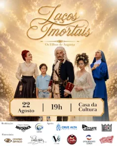 TEATRO> Laços Imortais será apresentado neste sábado na Casa da Cultura