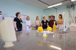 Comitiva liderada pela Prefeita Paula conhece o Campus do IFFar em Santa Rosa