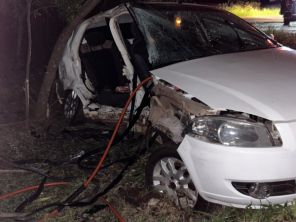 Acidente na BR-158 deixa dois feridos em estado gravíssimo em Cruz Alta