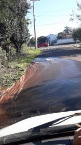 Rompimento de Adutora deixa seis bairros sem água neste domingo, 22