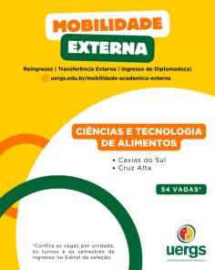 Uergs abre inscrições para Mobilidade Acadêmica Externa